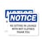 Signmission No Sitting In Lounge With Wet Clothes Thank You, 14 in W x Rectangle, Plastic OS-2PACK-NS-P-1014-L-14794 - alternate 1